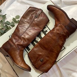 Frye Melissa Button Extended Calf Boot